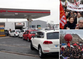 Fransa’da grev hayatı durdurdu: Akaryakıt istasyonları hizmet veremiyor
