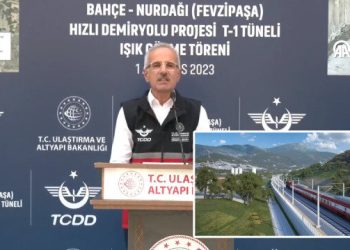 Bahçe-Nurdağı Tüneli’nde sona doğru: Bakan Uraloğlu’ndan önemli açıklamalar