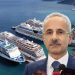 Kruvaziyer yolcu sayısında rekor artış: Hedef 1 milyon turist