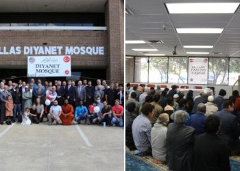 ABD’nin Teksas eyaletinde ‘Dallas Diyanet Cami’ ibadete açıldı
