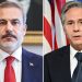 Dışişleri Bakanı Fidan ABD’li mevkidaşı Blinken ile ‘İsrail-Filistin’ çatışmasını görüştü