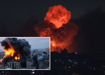 İşgalci İsrail ordusu Gazze’yi bin ton patlayıcı ile hedef aldı